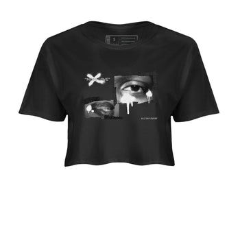 Air Jordan 3 Black Cat shirts to match jordans More Love sneaker tees 3s Retro Black Cat best t-shirts to wear with jordans SNRT Sneaker Tees unisex cotton Black 2 crop tee