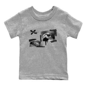Air Jordan 3 Black Cat shirts to match jordans More Love sneaker tees 3s Retro Black Cat best t-shirts to wear with jordans SNRT Sneaker Tees Youth Baby Heather Grey 2 tee