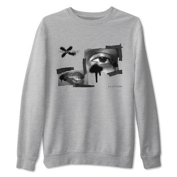 Air Jordan 3 Black Cat shirts to match jordans More Love sneaker tees 3s Retro Black Cat best t-shirts to wear with jordans SNRT Sneaker Tees unisex cotton Heather Grey 2 shirts