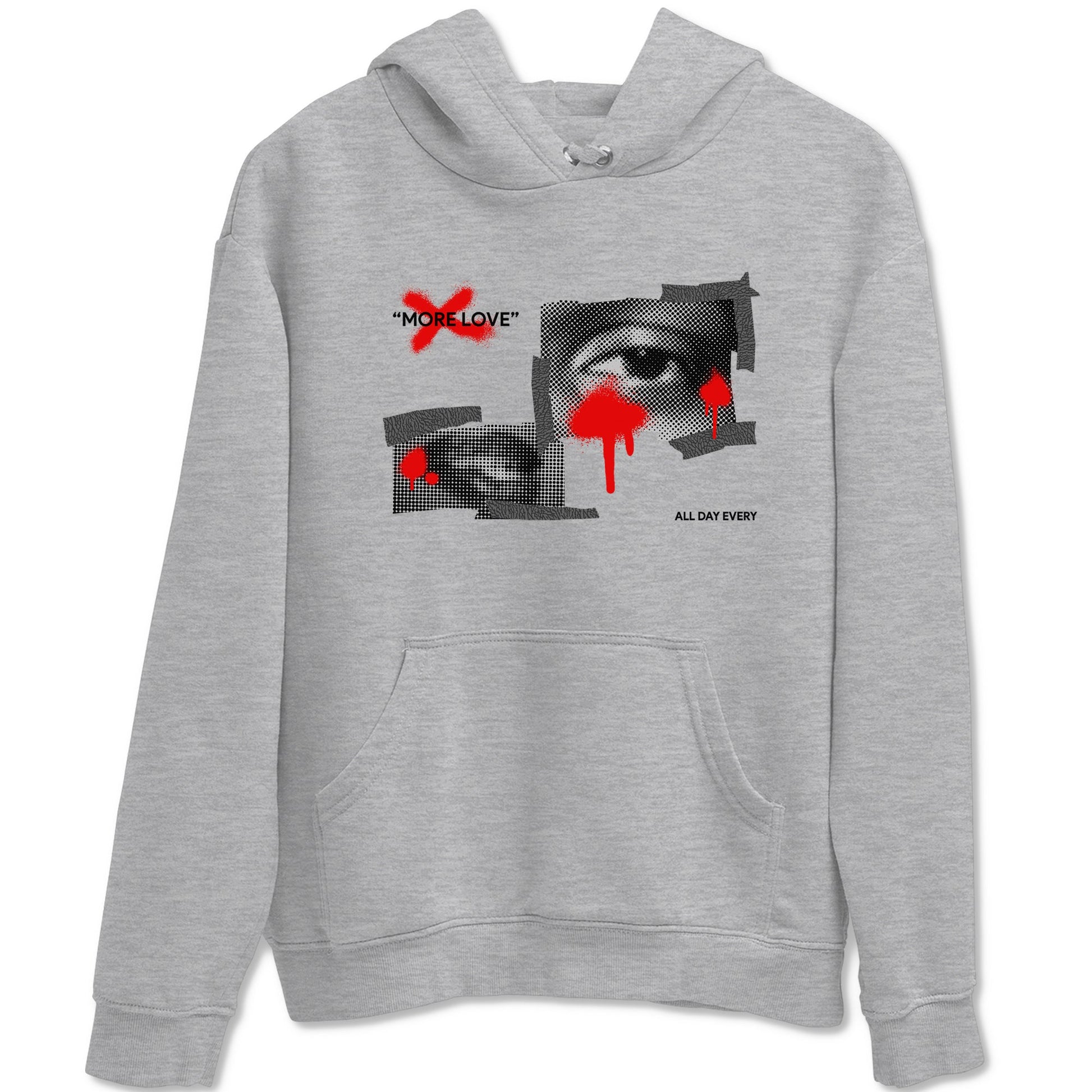 3s Black Cement shirts to match jordans More Love sneaker match tees Air Jordan 3 Black Cement match shoes to clothes SNRT Sneaker Tees unisex cotton Heather Grey 2 shirts