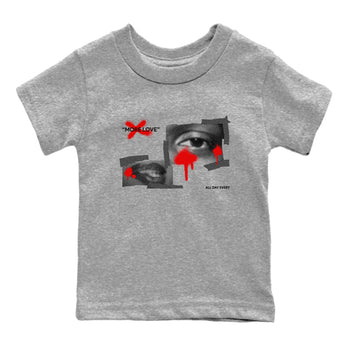 3s Black Cement shirts to match jordans More Love sneaker match tees Air Jordan 3 Black Cement match shoes to clothes SNRT Sneaker Tees Youth Baby Heather Grey 2 tee