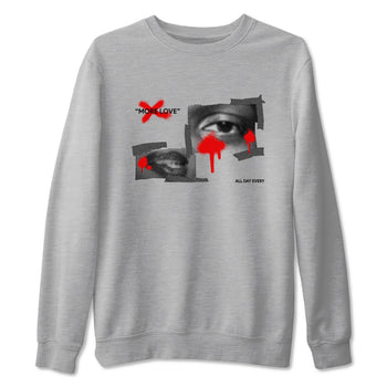 3s Black Cement shirts to match jordans More Love sneaker match tees Air Jordan 3 Black Cement match shoes to clothes SNRT Sneaker Tees unisex cotton Heather Grey 2 shirts