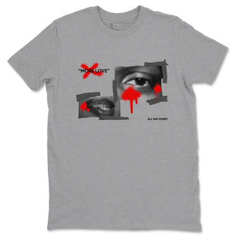 3s Black Cement shirts to match jordans More Love sneaker match tees Air Jordan 3 Black Cement match shoes to clothes SNRT Sneaker Tees unisex cotton Heather Grey 2 shirts