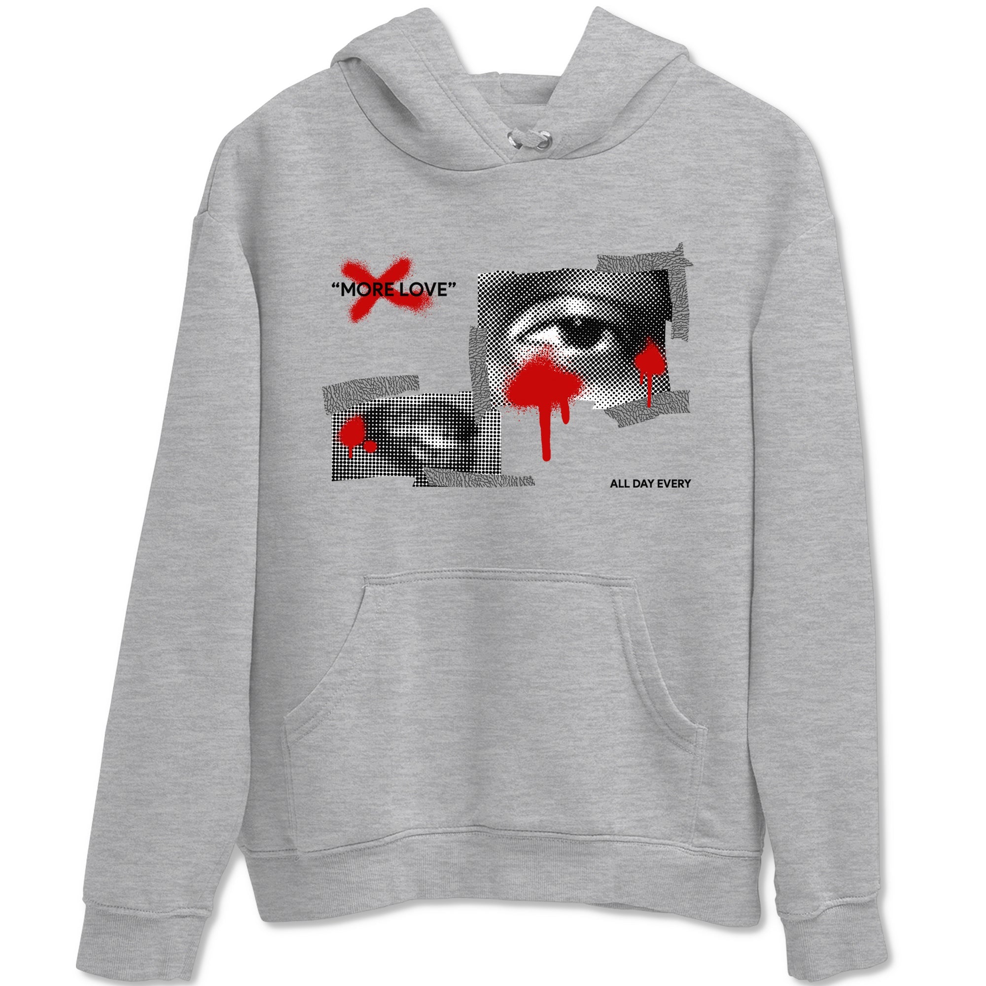 3s Cement Grey shirts to match jordans More Love sneaker match tees Air Jordan 3 Cement Grey SNRT Sneaker Release Tees unisex cotton Heather Grey 2 crew neck shirts