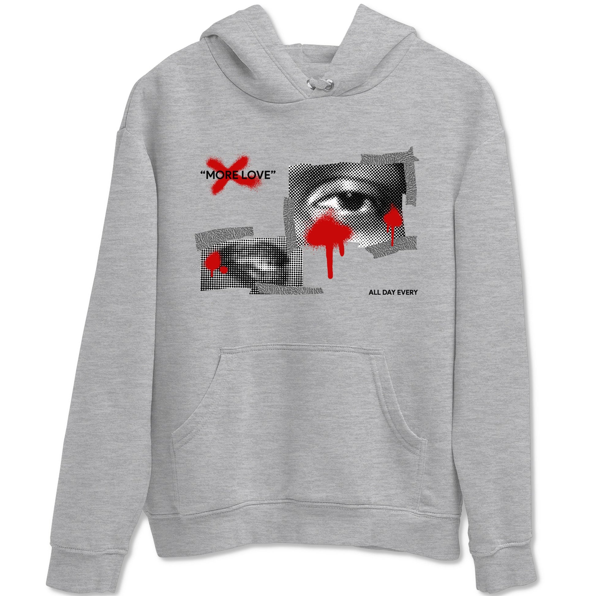 3s Cement Grey shirts to match jordans More Love sneaker match tees Air Jordan 3 Cement Grey SNRT Sneaker Release Tees unisex cotton Heather Grey 2 crew neck shirts