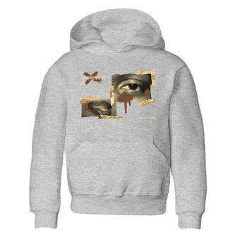 AJ3 Desert Camo shirts to match jordans More Love sneaker match tees Air Jordan 3 Desert Camo SNRT Sneaker Tees streetwear brand Baby and Youth Heather Grey 2 cotton tee