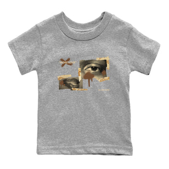 AJ3 Desert Camo shirts to match jordans More Love sneaker match tees Air Jordan 3 Desert Camo SNRT Sneaker Tees streetwear brand Baby and Youth Heather Grey 2 cotton tee