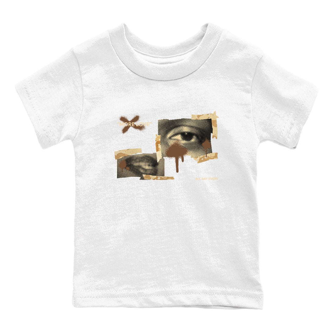 AJ3 Desert Camo shirts to match jordans More Love sneaker match tees Air Jordan 3 Desert Camo SNRT Sneaker Tees streetwear brand Baby and Youth White 2 cotton tee