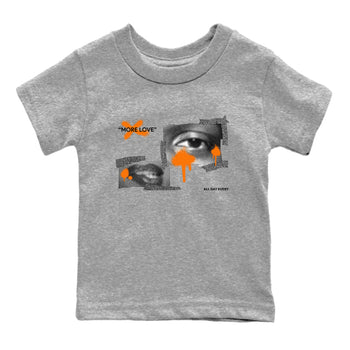 3s Georgia Peach shirt to match jordans More Love sneaker tees Air Jordan 3 Georgia Peach SNRT sneaker release tees baby toddler Heather Grey 2 cotton Shirt