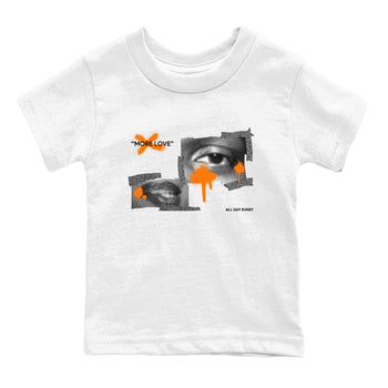 3s Georgia Peach shirt to match jordans More Love sneaker tees Air Jordan 3 Georgia Peach SNRT sneaker release tees baby toddler White 2 cotton Shirt