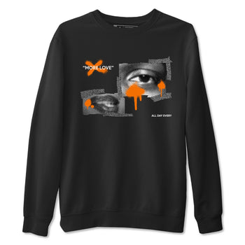 3s Georgia Peach shirt to match jordans More Love sneaker tees Air Jordan 3 Georgia Peach SNRT Sneaker Release Tees unisex cotton Black 2 crew neck shirt
