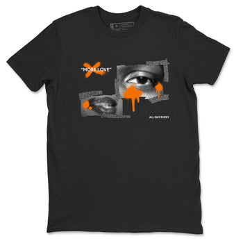 3s Georgia Peach shirt to match jordans More Love sneaker tees Air Jordan 3 Georgia Peach SNRT Sneaker Release Tees unisex cotton Black 2 crew neck shirt