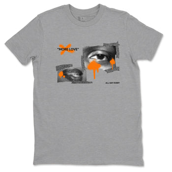 3s Georgia Peach shirt to match jordans More Love sneaker tees Air Jordan 3 Georgia Peach SNRT Sneaker Release Tees unisex cotton Heather Grey 2 crew neck shirt