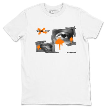 3s Georgia Peach shirt to match jordans More Love sneaker tees Air Jordan 3 Georgia Peach SNRT Sneaker Release Tees unisex cotton White 2 crew neck shirt
