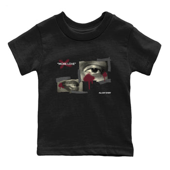 4s A Ma Maniere x Fossil Stone shirts to match jordans More Love sneaker match tees Air Jordan 4 A Ma Maniere x Fossil Stone match shoes to clothes SNRT Sneaker Tees Youth Baby Black 2 tee