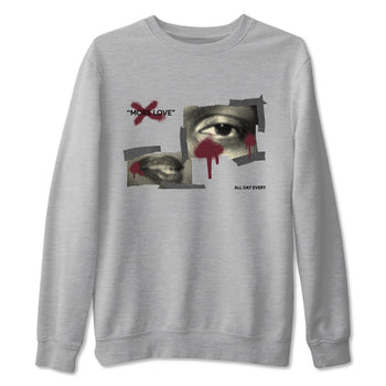 4s A Ma Maniere x Fossil Stone shirts to match jordans More Love sneaker match tees Air Jordan 4 A Ma Maniere x Fossil Stone match shoes to clothes SNRT Sneaker Tees unisex cotton Heather Grey 2 shirts