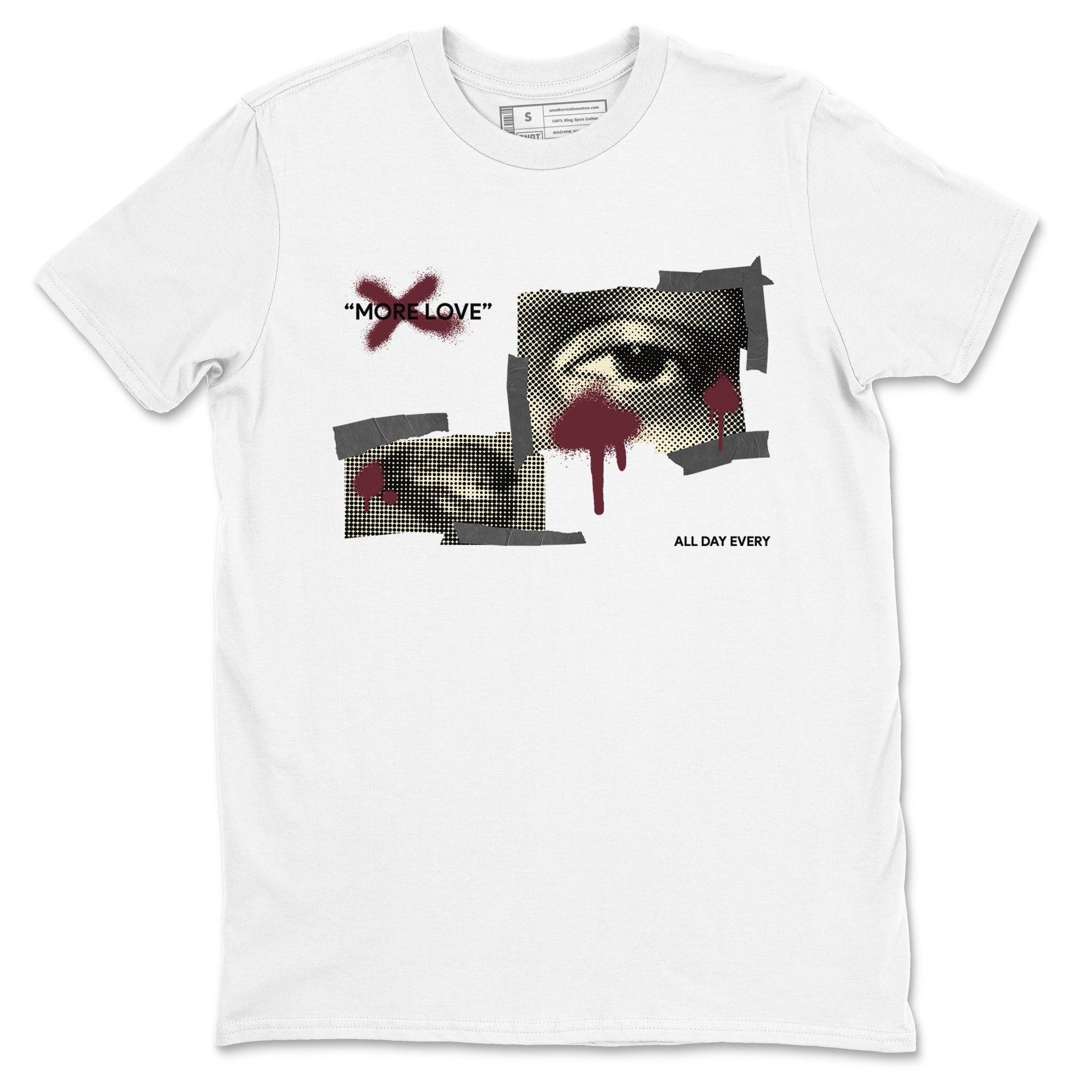 4s A Ma Maniere x Fossil Stone shirts to match jordans More Love sneaker match tees Air Jordan 4 A Ma Maniere x Fossil Stone match shoes to clothes SNRT Sneaker Tees unisex cotton White 2 shirts