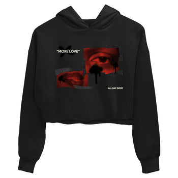 4s Brick By Brick best t shirts to wear with jordans More Love sneaker match tees Nigel Sylvester x Air Jordan 4 Brick by Brick match shoes to clothes SNRT Sneaker Tees unisex cotton Black 2 crop tee
