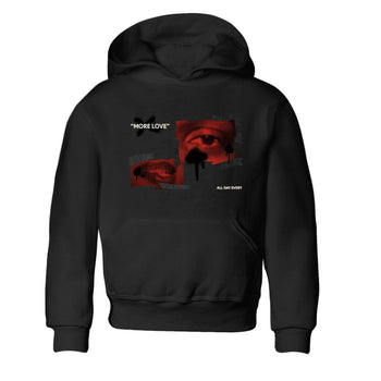 4s Brick By Brick best t shirts to wear with jordans More Love sneaker match tees Nigel Sylvester x Air Jordan 4 Brick by Brick match shoes to clothes SNRT Sneaker Tees Youth Baby Black 2 tee