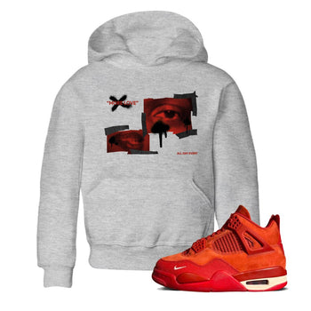 4s Brick By Brick best t shirts to wear with jordans More Love sneaker match tees Nigel Sylvester x Air Jordan 4 Brick by Brick match shoes to clothes SNRT Sneaker Tees Youth Baby Heather Grey 1 tee