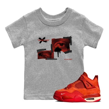 4s Brick By Brick best t shirts to wear with jordans More Love sneaker match tees Nigel Sylvester x Air Jordan 4 Brick by Brick match shoes to clothes SNRT Sneaker Tees Youth Baby Heather Grey 1 tee