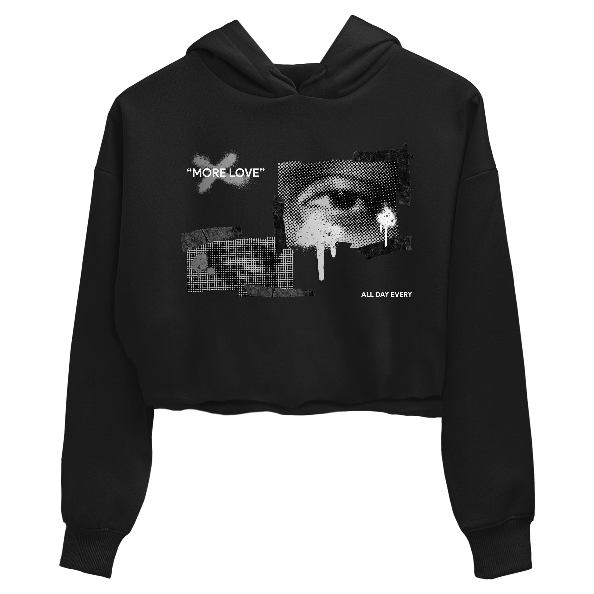 4s Fear shirts to match jordans More Love sneaker match tees Air Jordan 4 Fear match shoes to clothes SNRT Sneaker Tees unisex cotton Black 2 crop tee