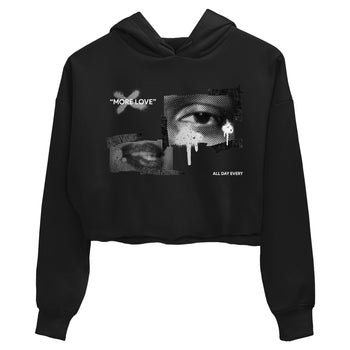 4s Fear shirts to match jordans More Love sneaker match tees Air Jordan 4 Fear match shoes to clothes SNRT Sneaker Tees unisex cotton Black 2 crop tee