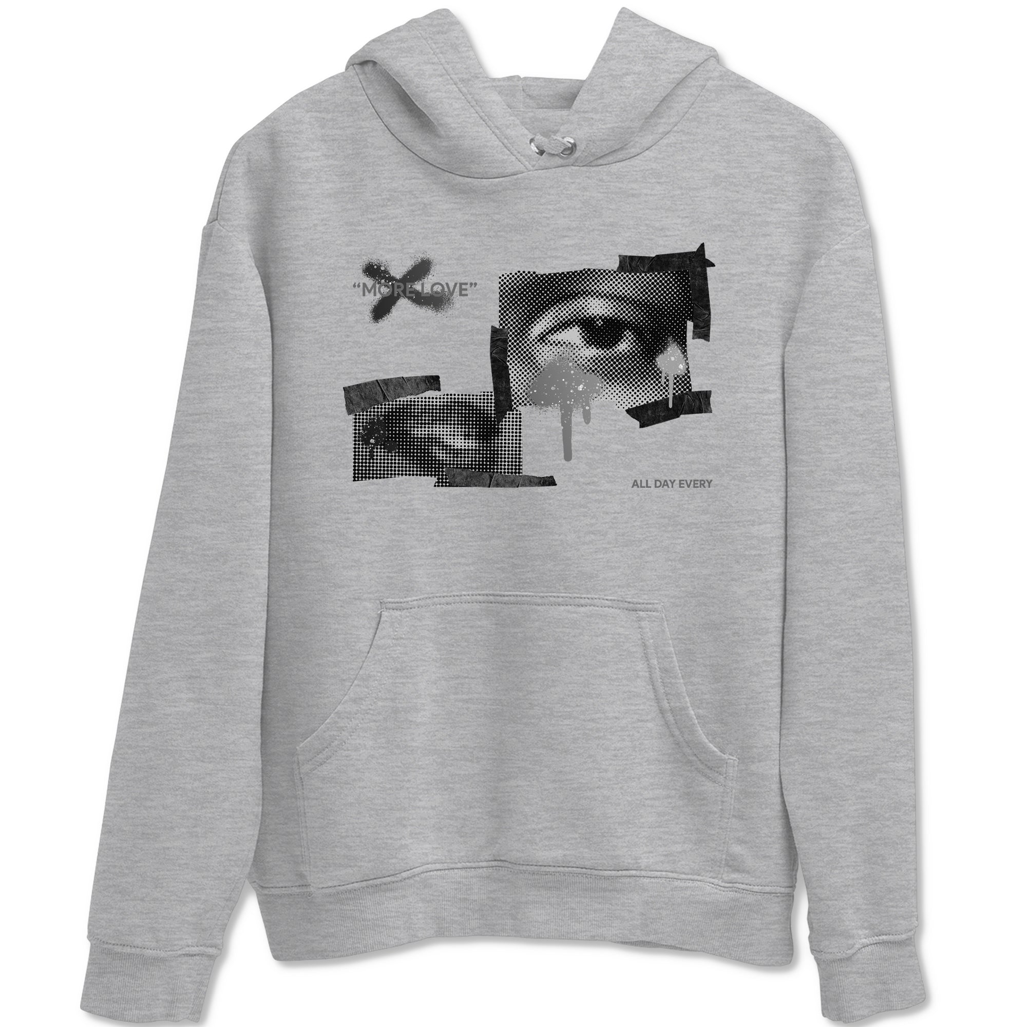 4s Fear shirts to match jordans More Love sneaker match tees Air Jordan 4 Fear match shoes to clothes SNRT Sneaker Tees unisex cotton Heather Grey 2 shirts