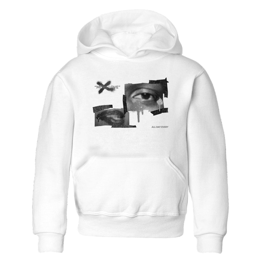 4s Fear shirts to match jordans More Love sneaker match tees Air Jordan 4 Fear match shoes to clothes SNRT Sneaker Tees Youth Baby White 2 tee