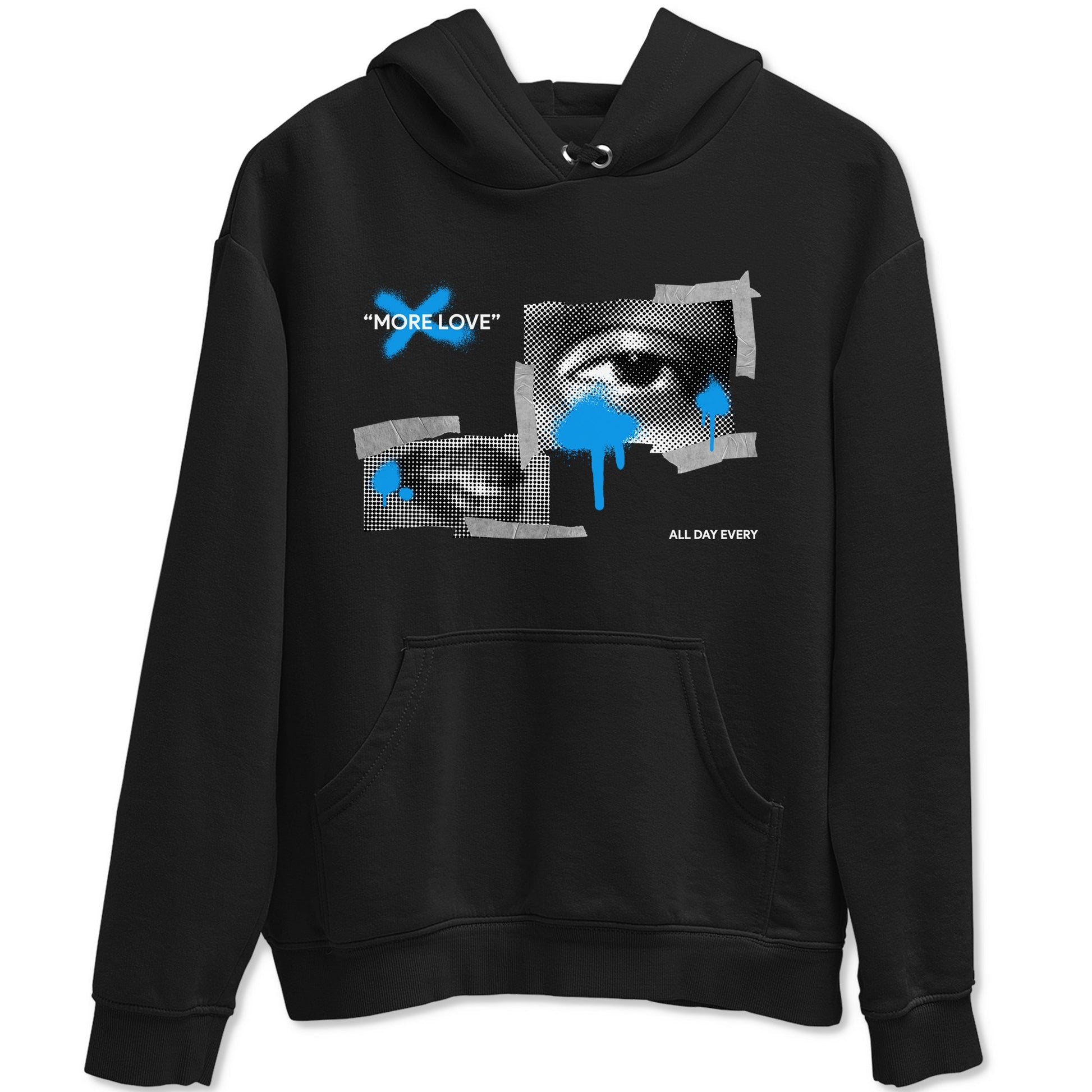 Air Jordan 4 Industrial Blue shirt to match jordans More Love sneaker tees Air Jordan 4 Military Blue SNRT Sneaker Release Tees unisex cotton Black 2 crew neck shirt