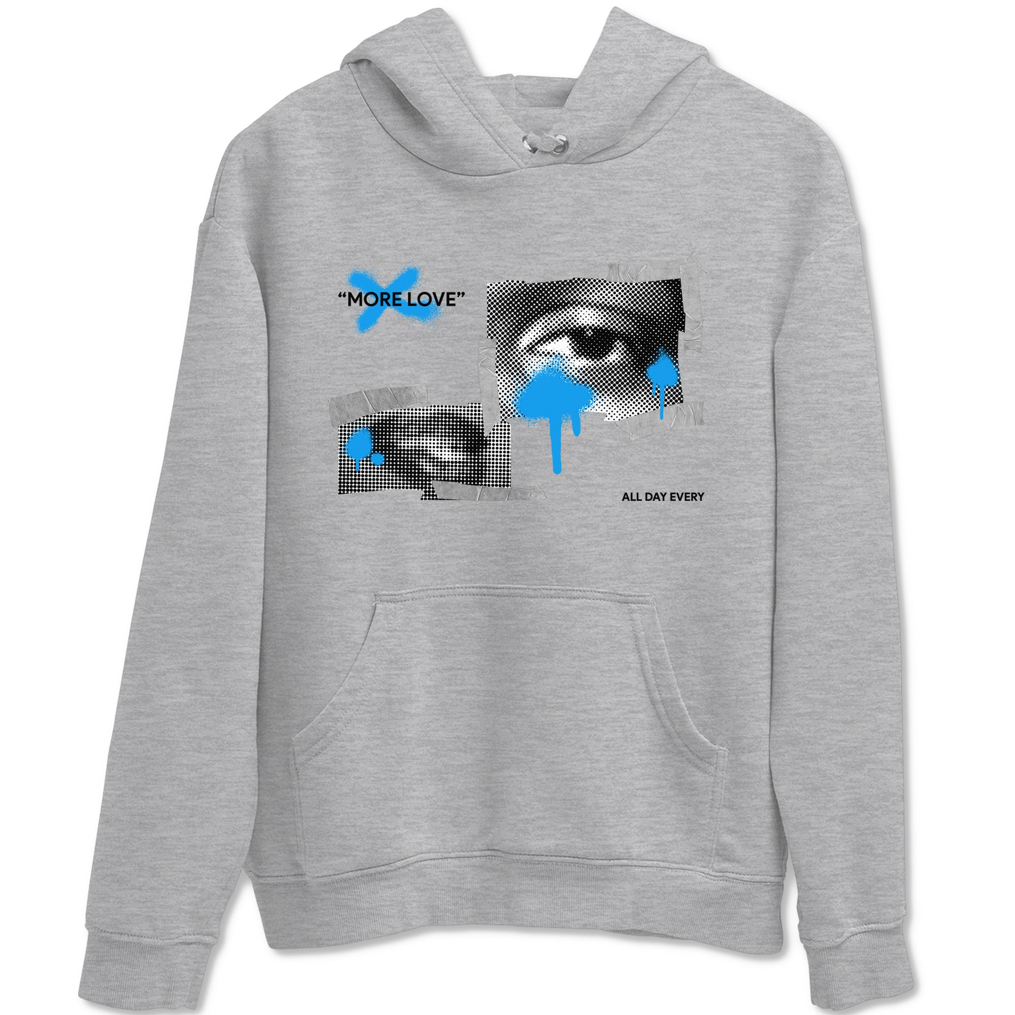 Air Jordan 4 Industrial Blue shirt to match jordans More Love sneaker tees Air Jordan 4 Military Blue SNRT Sneaker Release Tees unisex cotton Heather Grey 2 crew neck shirt