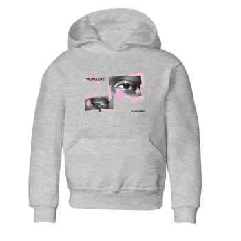 4s Retro Orchid shirts to match jordans More Love sneaker match tees Air Jordan 4 WMNS Orchid match shoes to clothes SNRT Sneaker Tees Youth Baby Heather Grey 2 tee
