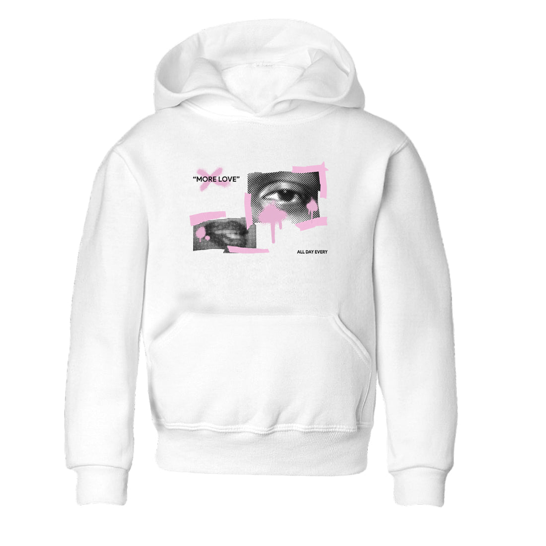 4s Retro Orchid shirts to match jordans More Love sneaker match tees Air Jordan 4 WMNS Orchid match shoes to clothes SNRT Sneaker Tees Youth Baby White 2 tee
