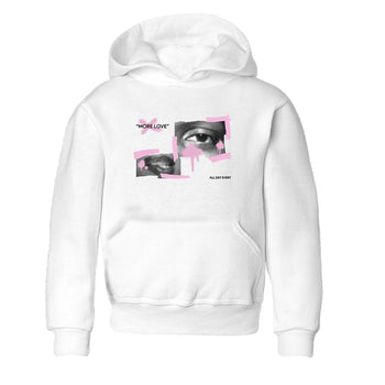 4s Retro Orchid shirts to match jordans More Love sneaker match tees Air Jordan 4 WMNS Orchid match shoes to clothes SNRT Sneaker Tees Youth Baby White 2 tee