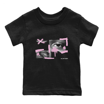 4s Retro Orchid shirts to match jordans More Love sneaker match tees Air Jordan 4 WMNS Orchid match shoes to clothes SNRT Sneaker Tees Youth Baby Black 2 tee