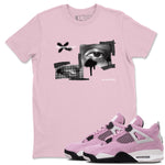 4s Retro Orchid shirts to match jordans More Love sneaker match tees Air Jordan 4 WMNS Orchid match shoes to clothes SNRT Sneaker Tees unisex cotton Pink 1 shirts