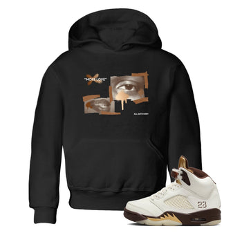 5s Golden Ticket shirts to match jordans More Love best t shirts to wear with jordans Air Jordan 5 Golden Ticket match shoes to clothes SNRT Sneaker Tees Youth Baby Black 1 tee