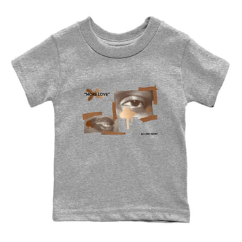 5s Golden Ticket shirts to match jordans More Love best t shirts to wear with jordans Air Jordan 5 Golden Ticket match shoes to clothes SNRT Sneaker Tees Youth Baby Heather Grey 2 tee