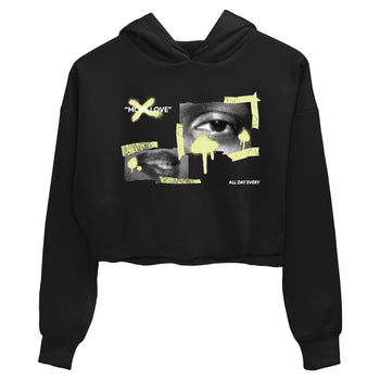 Sneaker match tees – Streetwear Graphic Tees Air Jordan 5 Luminous Green Sneakers – More Love Graphic Crop T-Shirt Black 2
