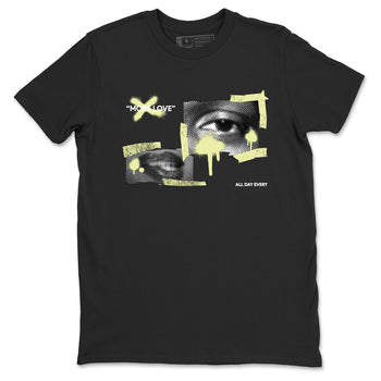 Sneaker match tees – Streetwear Graphic Tees Air Jordan 5 Luminous Green Sneakers – More Love Graphic Tee Black 2