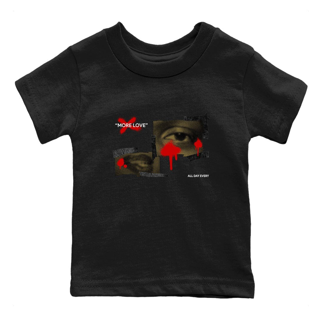 9s Olive shirts to match jordans More Love sneaker match tees Air Jordan 9 Olive match shoes to clothes SNRT Sneaker Tees Youth Baby Black 2 tee