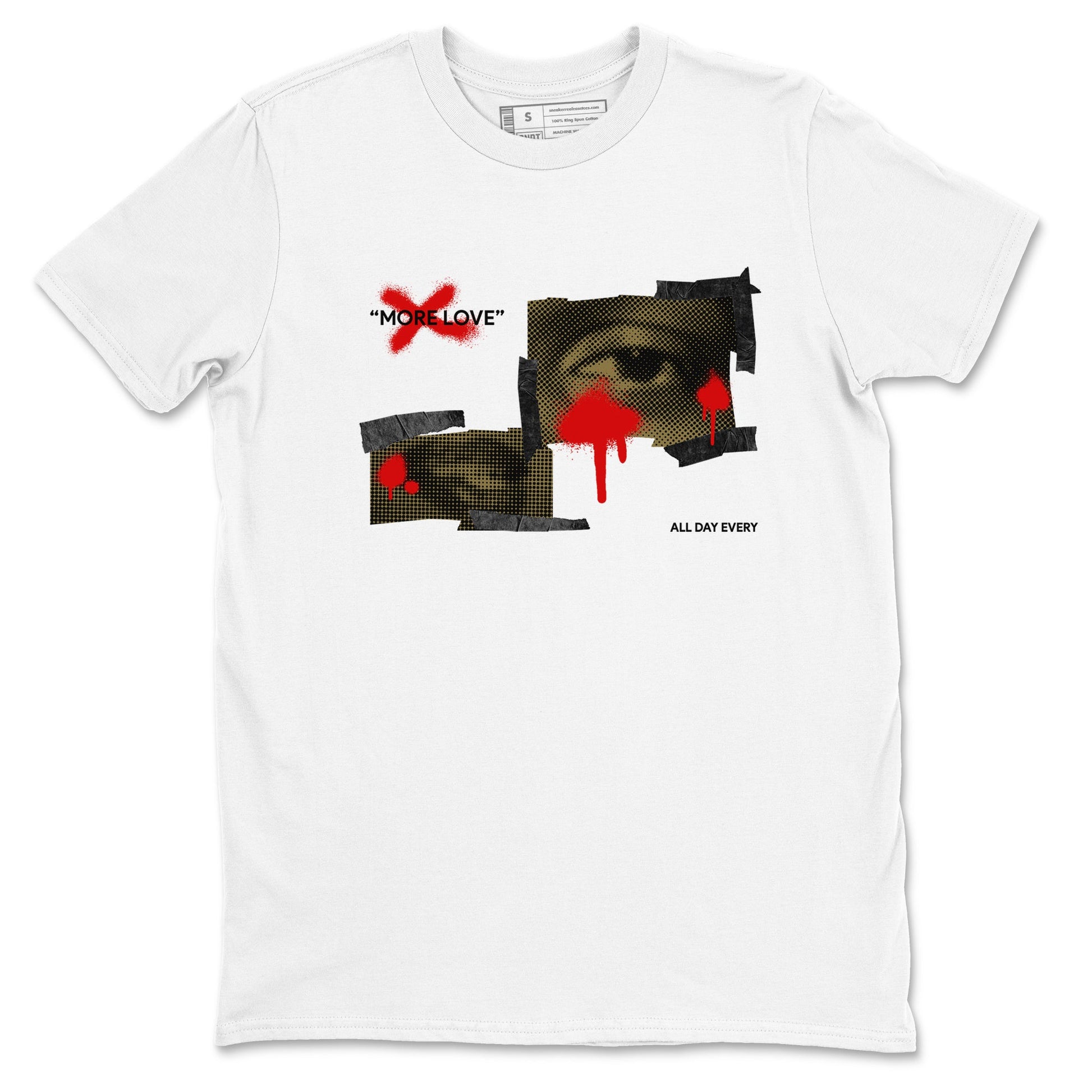 9s Olive shirts to match jordans More Love sneaker match tees Air Jordan 9 Olive match shoes to clothes SNRT Sneaker Tees unisex cotton White 2 shirts