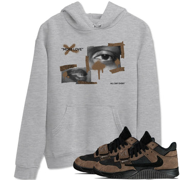 Jordan Jumpman Jack TR Travis Scott Dark Mocha shirts to match jordans More Love sneaker match tees Jordan Jumpman Jack Travis Scott Dark Mocha match shoes to clothes SNRT Sneaker Tees unisex cotton Heather Grey 1 shirts