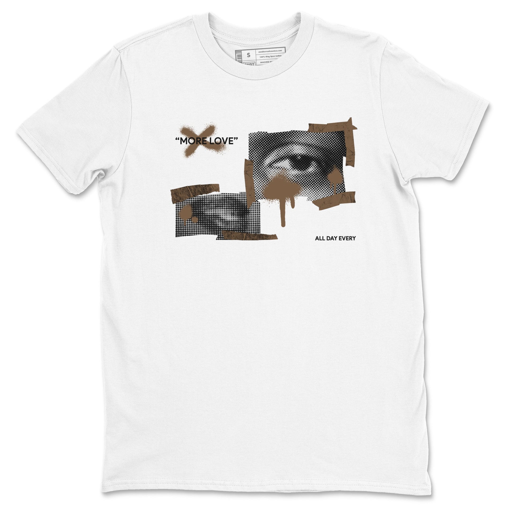 Jordan Jumpman Jack TR Travis Scott Dark Mocha shirts to match jordans More Love sneaker match tees Jordan Jumpman Jack Travis Scott Dark Mocha match shoes to clothes SNRT Sneaker Tees unisex cotton White 2 shirts