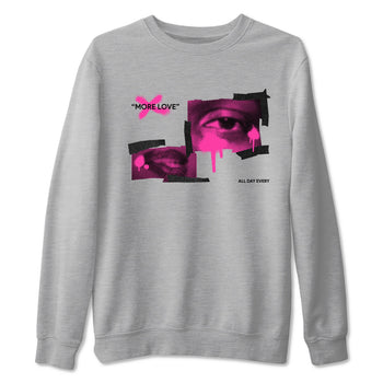 KD 4 Aunt Pearl shirts to match jordans More Love graphic tees KD 4 Aunt Pearl t shirts to match sneakers SNRT Sneaker Tees unisex cotton Heather Grey 2 shirts