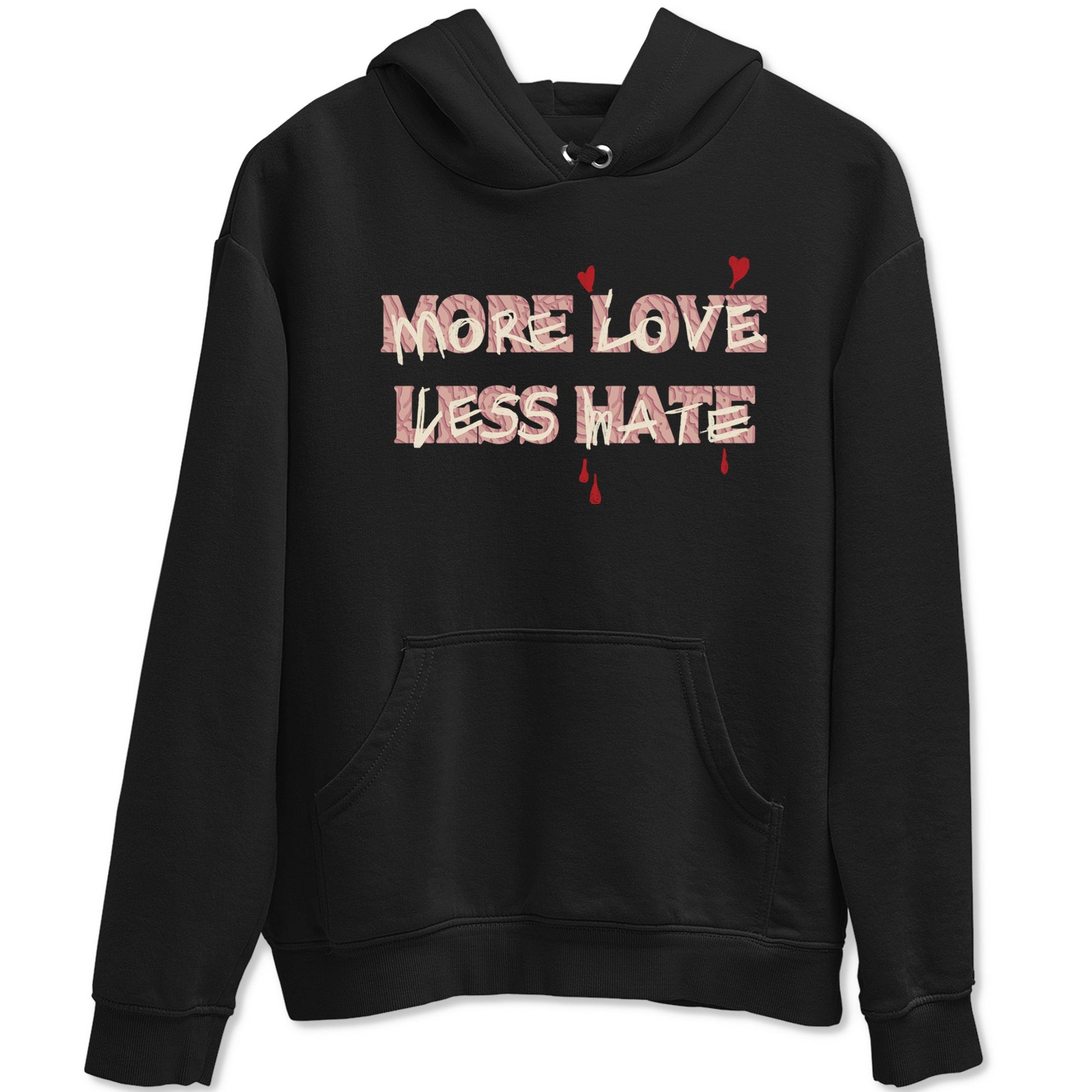 3s Valentines Day shirts to match jordans More Love Less Hate best t shirts to wear with jordans Air Jordan 3 Valentines Day match shoes to clothes SNRT Sneaker Tees unisex cotton Black 2 shirts