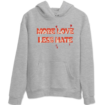Nigel Sylvester x Air Jordan 4 Brick by Brick shirts to match jordans More Love Less Hate sneaker match tees Air Jordan 4 Brick By Brick match shoes to clothes SNRT Sneaker Tees unisex cotton Heather Grey 2 shirts
