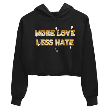 5s Golden Ticket shirts to match jordans  More Love Less Hate shirts to match jordans Air Jordan 5 Golden Ticket match shoes to clothes SNRT Sneaker Tees unisex cotton Black 2 crop tee