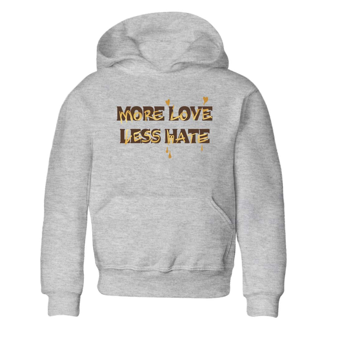 5s Golden Ticket shirts to match jordans  More Love Less Hate shirts to match jordans Air Jordan 5 Golden Ticket match shoes to clothes SNRT Sneaker Tees Youth Baby Heather Grey 2 tee