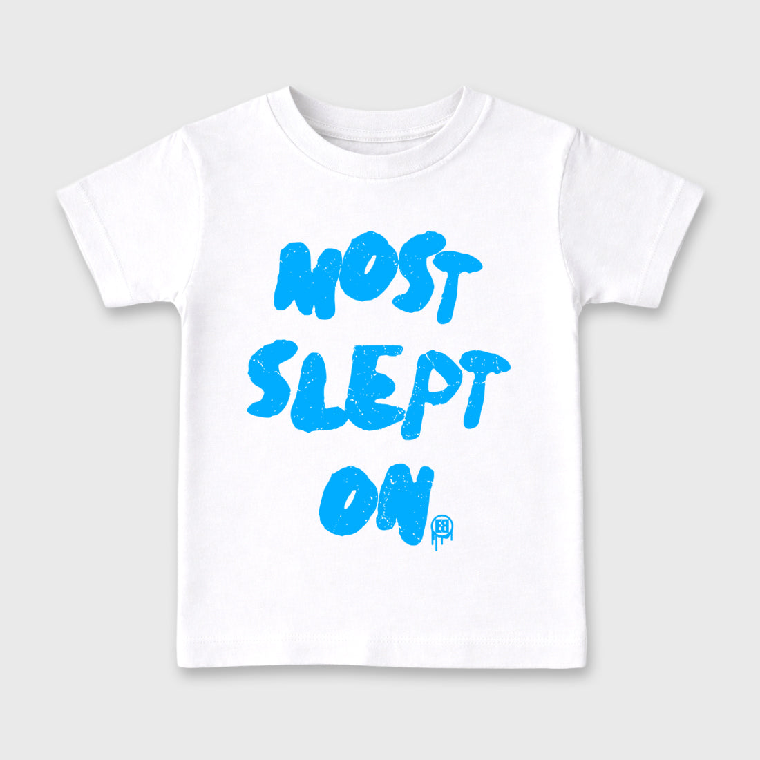 Sneaker match tees – Sneaker Tees To Match Air Foamposite Pro University Blue Shoes – Most Slept On Kids T-Shirt White 2